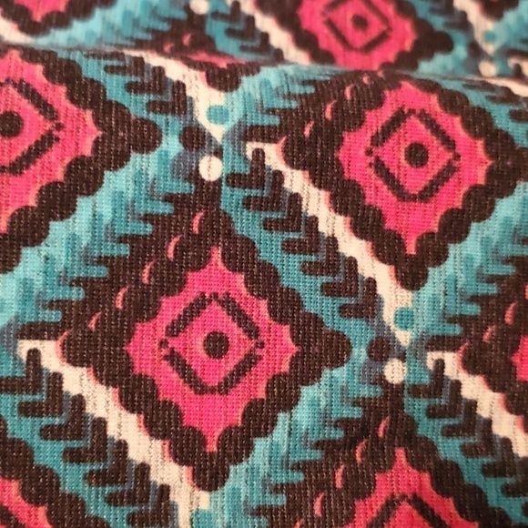 NWOT LuLaRoe Geometric Pattern Carley Swing Dress Size XXS - Picture 8 of 10